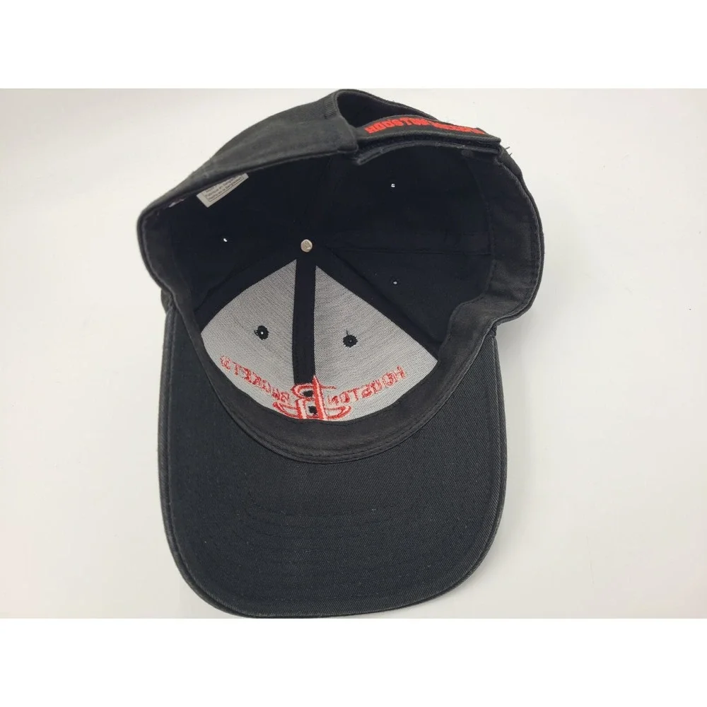 Houston Rockets Adidas Adjustable Hat Cap Dad Men Women NBA Basketball Black Red